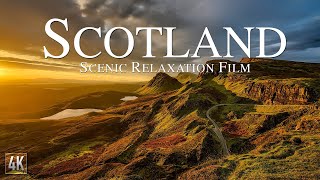 Scotland 4K Scenic Relaxation Film | ?????? Scotland Drone Video with Calming Music | #Scotland4K