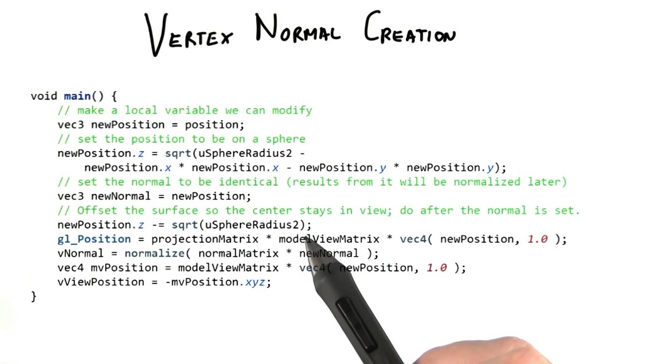 Vertex Normal Creation - Interactive 3D Graphics - YouTube