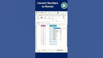 How to Convert Arabic Numerals to Roman Numerals in MS Excel