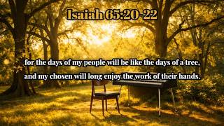 Isaiah 65:20-22 Song 🎵 | "The Days of a Tree"🌳| Fun Jazz 🎹