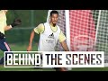 CRISP PASSING & A PARAGLIDER?! | Behind the scenes at Arsenal training centre