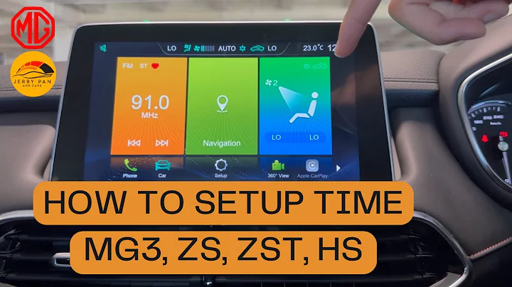 How to Change Time & Date on Your MG Cars -- MG Tutorial -- Time Zone, GPS Sync, 24h / 12h Setup - DayDayNews