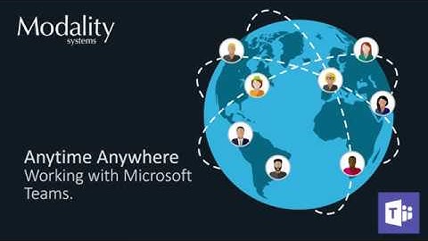 Anytime anywhere working with Microsoft Teams