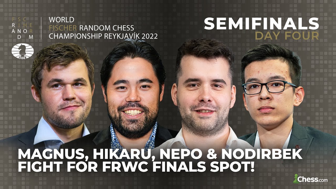 Ian Nepomniachtchi and Nakamura won, to set up finals! It's @gmhikaru vs  @lachesisq in the finals of Fischer Random. 📸 @davidllada…