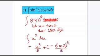 6.2 Integration By U-Substitution