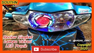 Review Singkat Lampu Variasi LED Projie di Honda Supra Fit