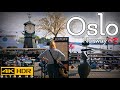 Walk with me in oslo  karl johans gate to aker brygge  4kr  may 2024