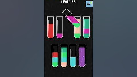 Water Color Sort  👨‍🔬🧪 -Level 33 (Android Gameplay Walkthrough)