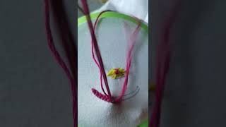 so nice hand embroidery design tutorial with shadow stitch