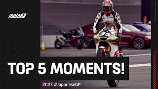 Top 5 Moto2™ Moments | 2023 #JapaneseGP