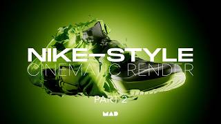 How to Animate a Cloth Tear over a Nike-Style Shoe |  Part 2 | Cinema 4D Tutorial