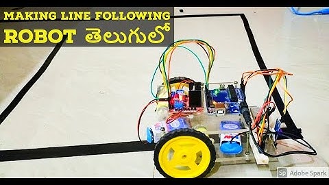 How To Make A DIY Arduino Line Follower Car At Home in Telugu | Arduino project