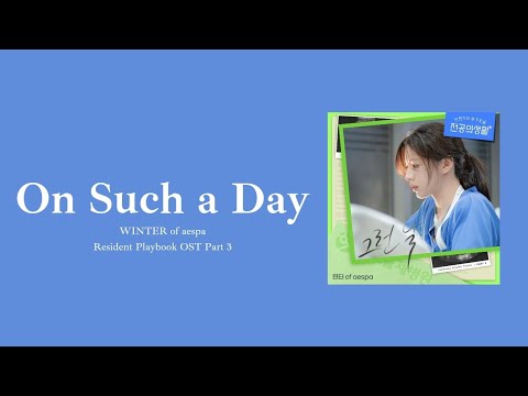 WINTER (윈터) - On Such a Day (그런 날) (Resident Playbook - 언젠가는 슬기로울 전공의생활) OST Part 3