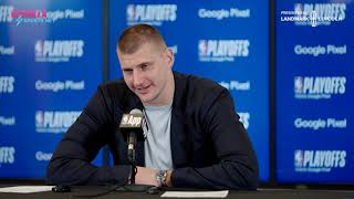 FREAK of NATURE | Nikola Jokić Post Game Interview | Nuggets vs Timberwolves Game 5