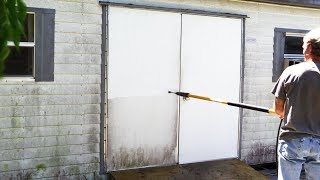 Power Washing the Whole Shed