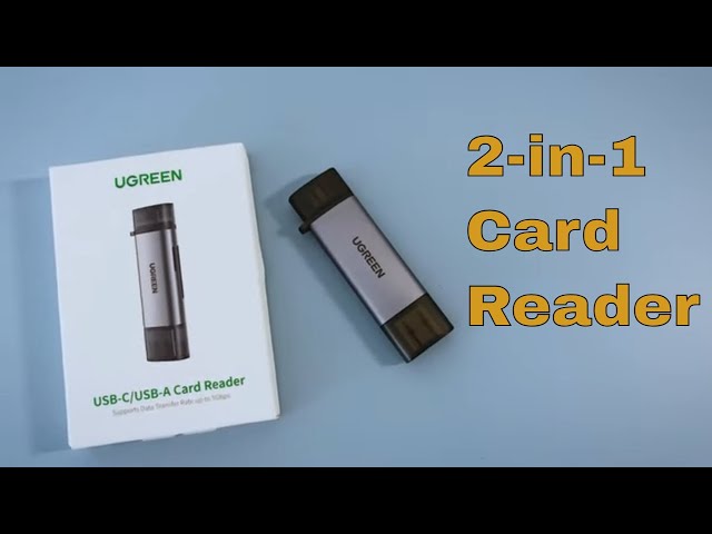 Ugreen Card Reader USB 3.0 Test USB-C USB-A SD and Micro SD Card Reader  Unboxing & Review 