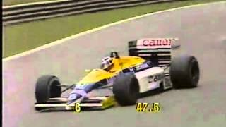 Nelson Piquet 1986 Brands Hatch Qualifying