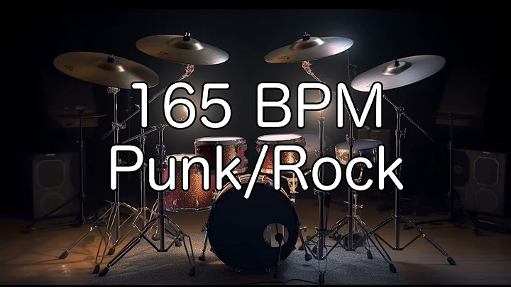 Punk/Rock Groove: 165 BPM Drum Beat for Musicians