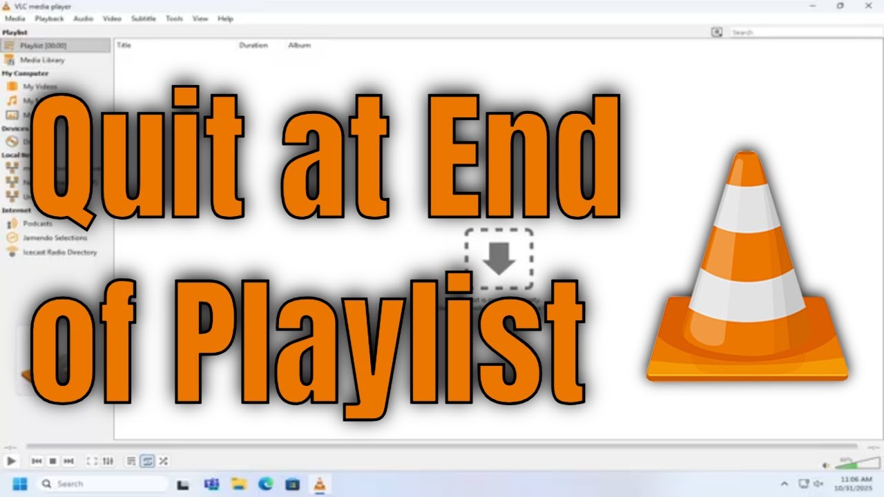 Как выйти из плейлиста в конце проигрывателя VLC Media Player [Руководство]