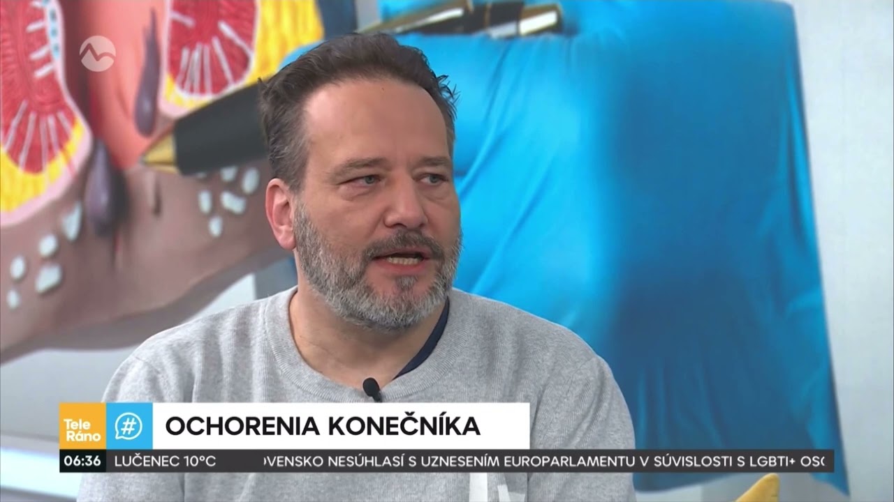 Teleráno s MUDr. Júliusom Muranským (29.3.2023), téma: hemoroidy, ich liečba a prevencia 1