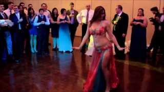 Belly Dance Show at a Wedding - Drum Solo Performance by Cassandra Fox