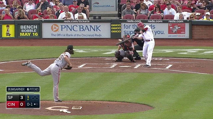 SF@CIN: Cozart smacks solo homer in the 1st