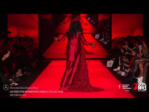 GO RED FOR WOMEN RED DRESS COLLECTION MERCEDES-BENZ FASHION WEEK FW 2015 COLLECTIONS