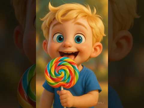 قوس قزح مصاصة رائج لطيف فيروسي شورت