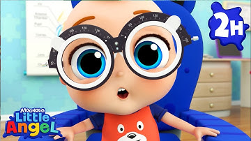 Eye Doctor Check Up | Little Angel | Fun Kids Songs | Nursery Rhymes