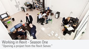 How to open a project from the Revit Server.