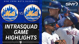 Best moments, including Brett Baty's RBI double, from Mets 2023 intrasquad game | NY Mets | SNY