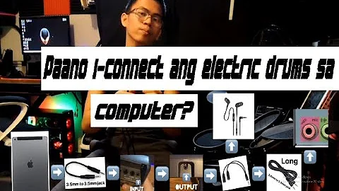 How to connect electric drums to computer? (Easy and Cheap way) TAGALOG