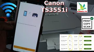 How to Set up / Connect Canon TS3551i to WIFI