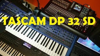 Tascam Dp 32 Sd Without Midi Demo Record