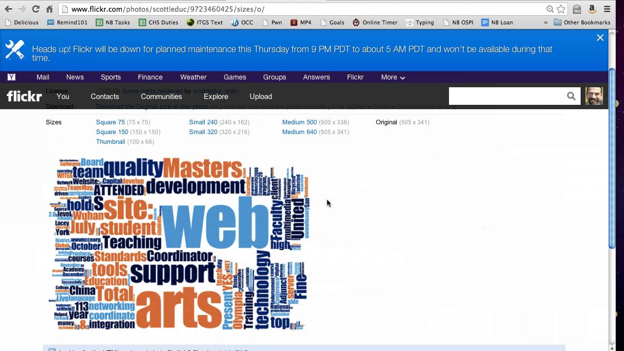 Flickr Upload Embed in Blog