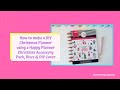 How to make a DIY Christmas Planner using Happy Planner Christmas Accessory Pack, Discs & DIY Cover