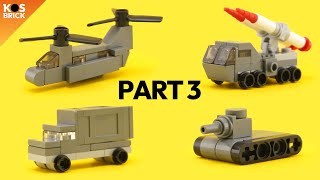 Lego Military Mini Vehicles  Part 3 (Tutorial)