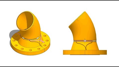 45 DEGREE ELBOW TO WELD NECK FLANGE FIT UP EASY METHOD  Pipe fit up tutorials