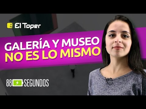 Vídeo: Diferencia Entre Galería Y Museo