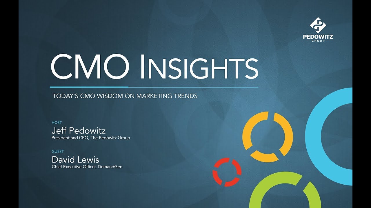 CMO Insights: David Lewis