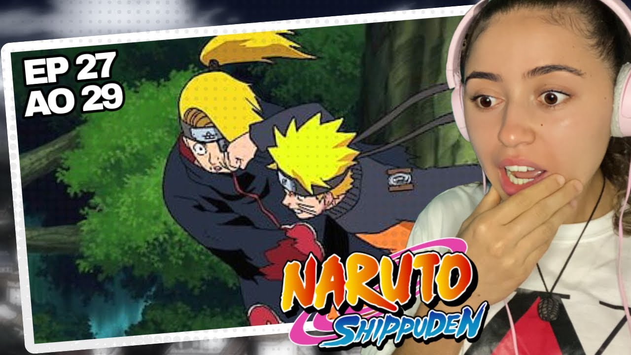 Deidara foi sugado😂) NARUTO SHIPPUDEN - EP 27 ao 29 #react 