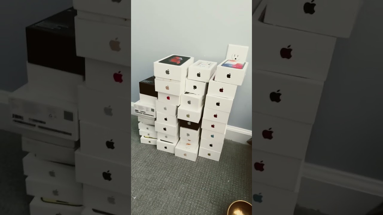 Guess what box contains an iPhone!