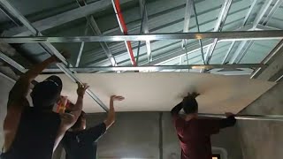 METAL FURRING/HARDIFLEX CEILING INSTALLATION