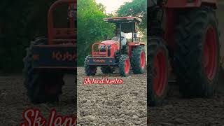 kubota 45 hp with laser land leveler #viralvideo #shortvideo #viral #youtubeshorts