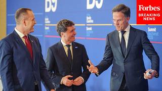 NATO Secretary General Mark Rutte Holds Press Briefing With Presidents Of Poland And Romania