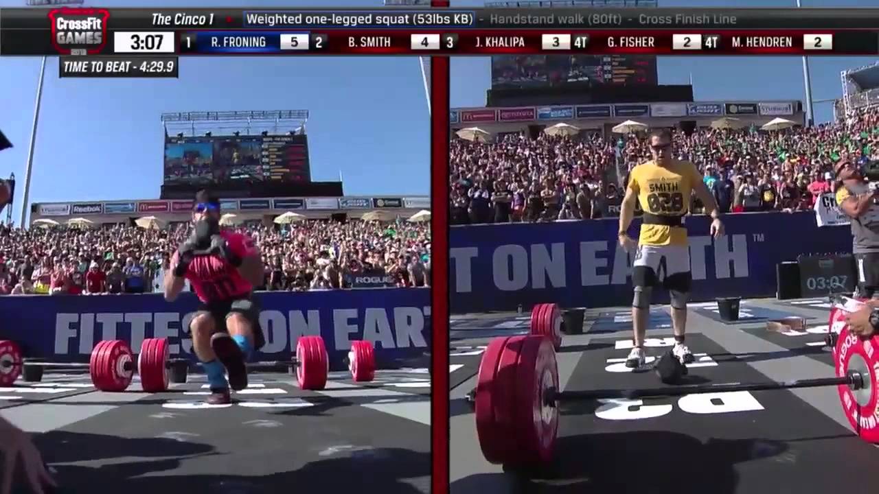 The cinco 1 / CrossFit Games 2013 event 11/12 YouTube