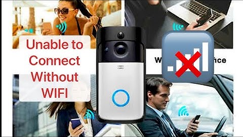 How to Connect To Your Wireless Doorbell Camera Using 4G (Easy / Quick Fix)
