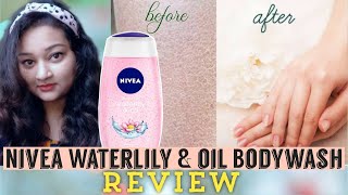 For soft & smooth skin || Nivea waterlily & oil bodywash || REVIEW || Shine & Bright bengali