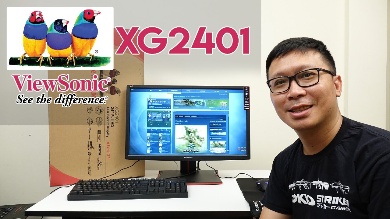 รีวิว: ViewSonic XG2401 Gaming Monitor - YouTube