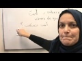 How to formulate questions in Arabic